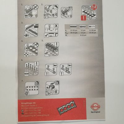 Junta de cabeza de cilindro de acero para JAC S5 Durabilidad y rendimiento superiores