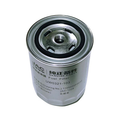 Número OE 1105022P3012 Elemento de filtro de separación de agua y combustible metálico para la camioneta JAC T6 T8